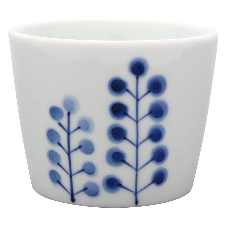 高脚陶器カップ 花柄 花柄 脚付き陶器カップ - メルカリ